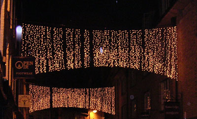 Green Street Christmas lights